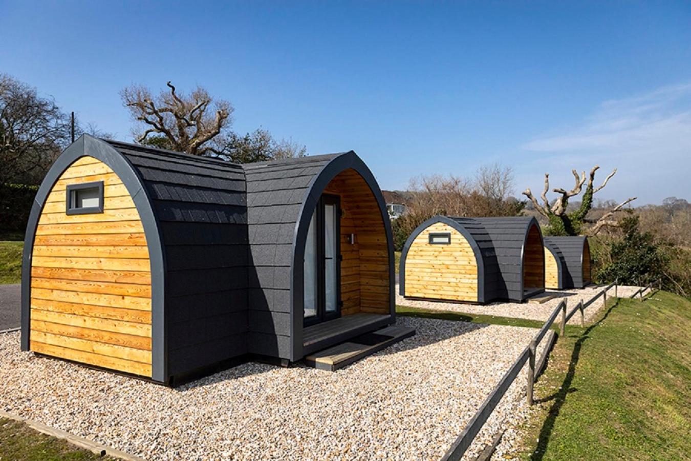 Hotel Camping Pods Wood Farm Holiday Park Charmouth Exterior foto